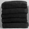 Asciugamano Parrucchiere Nero  in puro cotone. - foto 1