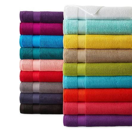 Asciugamano Telo Linea Color, in spugna di cotone, 450 g